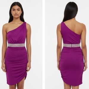 Sky One Shoulder Cocktail Dress Size XS